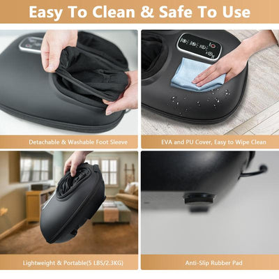 RELIFLY Electric Heated Foot Massager