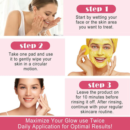 Turmeric Kojic Acid Cleansing Pads