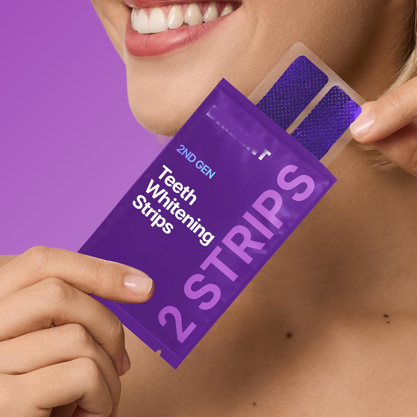 PurpleSmile™ At-Home Teeth Whitening Strips