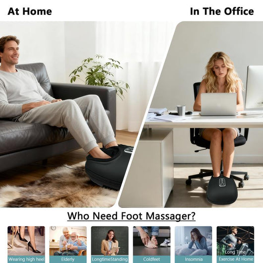 RELIFLY Electric Heated Foot Massager